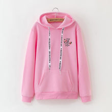 Load image into Gallery viewer, 2019 winter new Harajuku women hoodies Pop print Unicorn casual loose sweatshirt women's coat jumper hooded warm plus velvet top