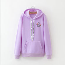 Load image into Gallery viewer, 2019 winter new Harajuku women hoodies Pop print Unicorn casual loose sweatshirt women's coat jumper hooded warm plus velvet top