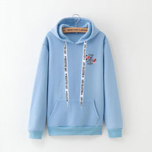 Load image into Gallery viewer, 2019 winter new Harajuku women hoodies Pop print Unicorn casual loose sweatshirt women's coat jumper hooded warm plus velvet top