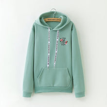 Load image into Gallery viewer, 2019 winter new Harajuku women hoodies Pop print Unicorn casual loose sweatshirt women's coat jumper hooded warm plus velvet top