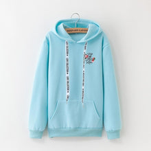 Load image into Gallery viewer, 2019 winter new Harajuku women hoodies Pop print Unicorn casual loose sweatshirt women's coat jumper hooded warm plus velvet top