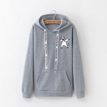 Load image into Gallery viewer, 2019 winter new Harajuku women hoodies Pop print Unicorn casual loose sweatshirt women's coat jumper hooded warm plus velvet top