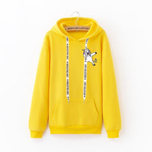 Load image into Gallery viewer, 2019 winter new Harajuku women hoodies Pop print Unicorn casual loose sweatshirt women's coat jumper hooded warm plus velvet top