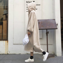Load image into Gallery viewer, SVOKOR Warm Leisure Sweatshirt Long Section  Hoodies Autumn Winter Plus Velvet Thickening Women's Jacket