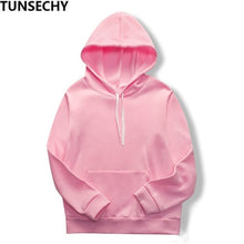 Load image into Gallery viewer, 2019 women's long-sleeved plain hooded sweatshirt plain multi-color men's and women's casual pullover hoodie