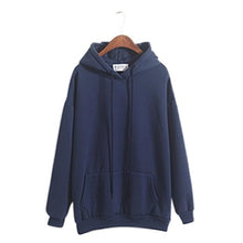 Load image into Gallery viewer, Fleece Sweatshirts Women Pink Women's Gown With A Hood Hoodies Ladies Long Sleeve Casual Hooded Pullover Clothes Sweatshirt