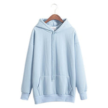 Load image into Gallery viewer, Fleece Sweatshirts Women Pink Women's Gown With A Hood Hoodies Ladies Long Sleeve Casual Hooded Pullover Clothes Sweatshirt
