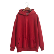 Load image into Gallery viewer, Fleece Sweatshirts Women Pink Women's Gown With A Hood Hoodies Ladies Long Sleeve Casual Hooded Pullover Clothes Sweatshirt