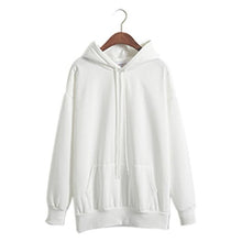 Load image into Gallery viewer, Fleece Sweatshirts Women Pink Women's Gown With A Hood Hoodies Ladies Long Sleeve Casual Hooded Pullover Clothes Sweatshirt